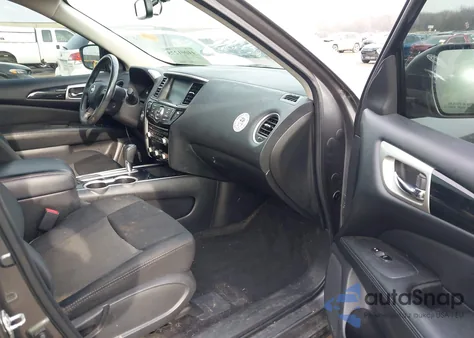 2018 Nissan Pathfinder Sv из США, поврежденный, VIN 5N1DR2MN3JC629014